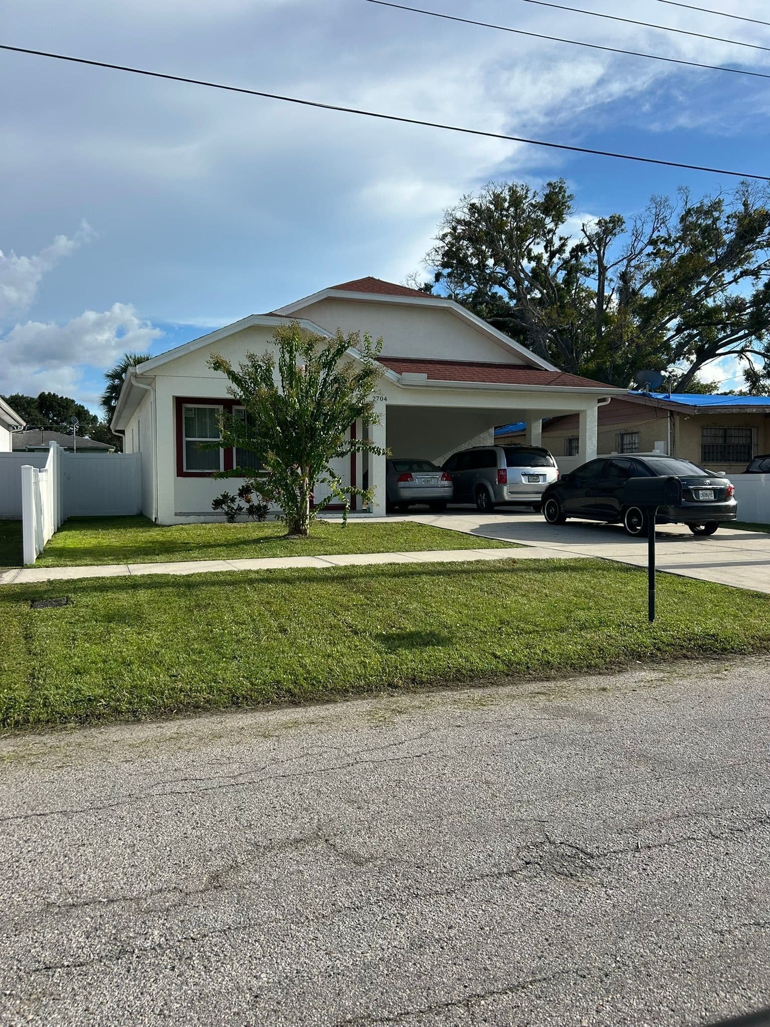 Lawn after full restoration